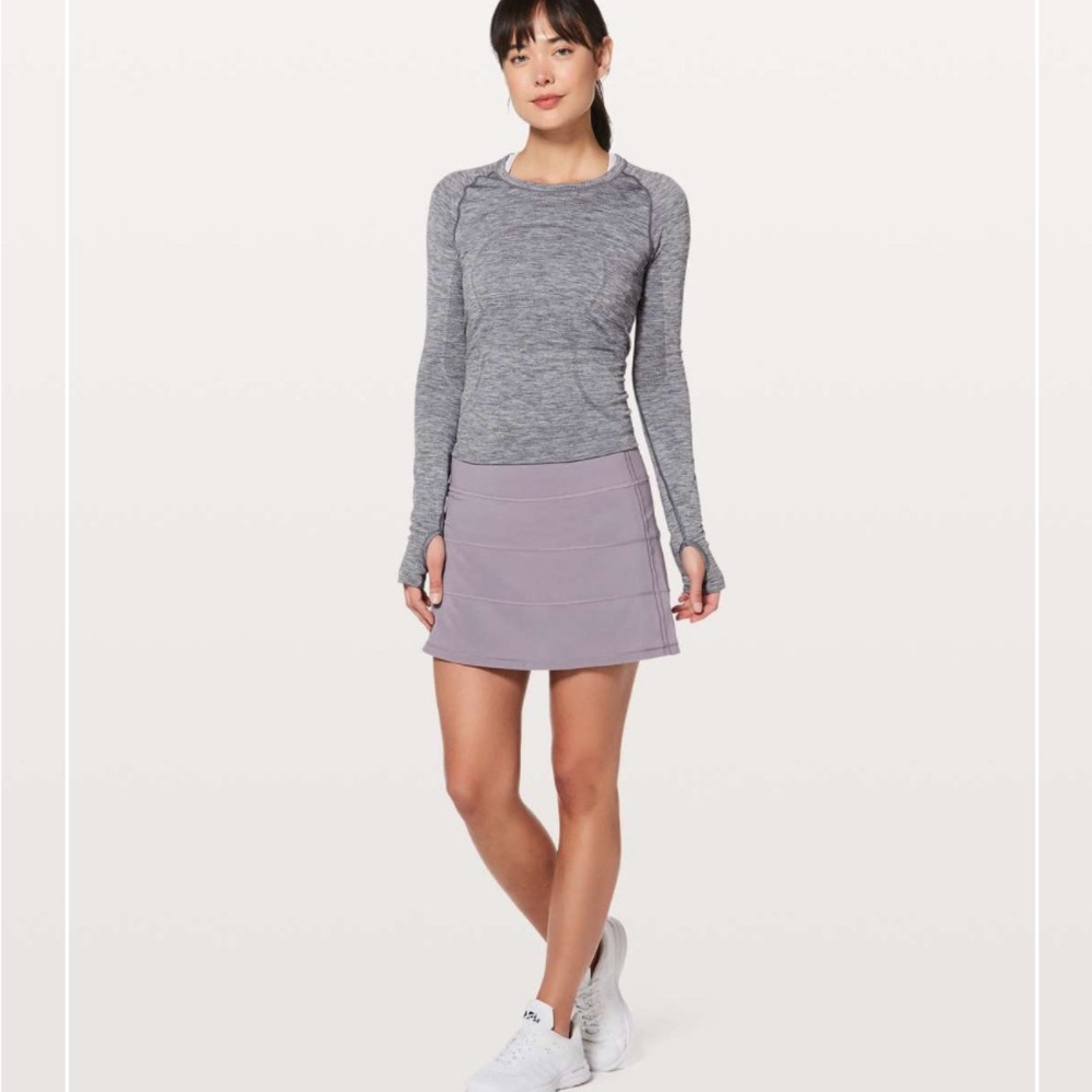 Lululemon Pace Rival Skirt in Size 14 *Tall* in Dusty Dawn Purple color